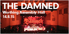 The Damned live at Assembley Hall, Worthing